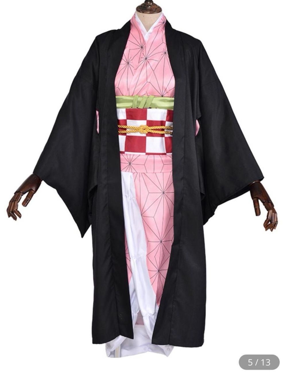 MEDIUM Nezuko DemonSlayer KNY Anime Cosplay Costume Miccostumes NWOT
